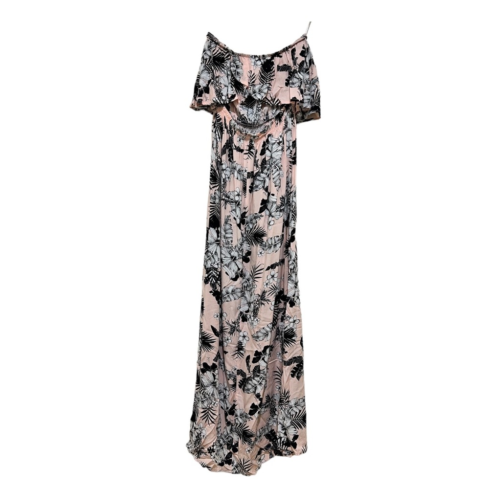 COTTON ON ON, STRAPLESS Floral print Long Dress, size 12 - Picture 2 of 5